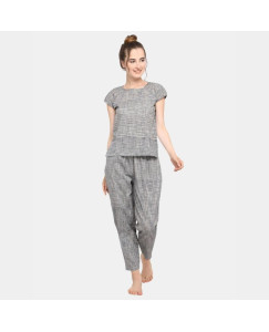 Mesmora Womens Cotton Solid Night Suits 